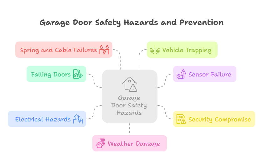 Garage Door Safety and hazaeds